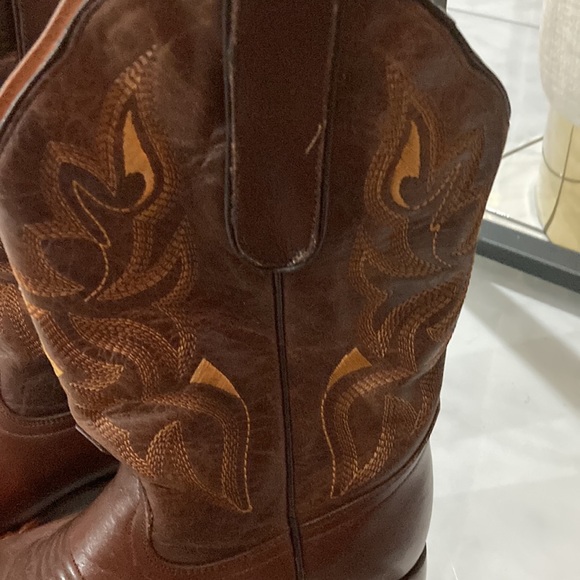 Cowboy boots color brown - Picture 7 of 7